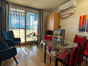 Studio climatisé à 300m de la plage avec parking et terrasse - Argelès-sur-Mer - FR-1-732-84